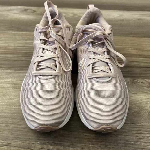 Nike Women's Downshifter 12 Sneakers Size 6.5 Barely Rose White Running Shoe GUC - Picture 7 of 12